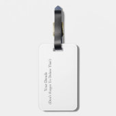 CHIMPANZEES GEPÄCKANHÄNGER (Rückseite vertikal)