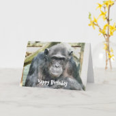 CHIMPANZEES KARTE (Gelbe Blume)