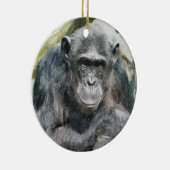 CHIMPANZEES KERAMIKORNAMENT (Rechts)