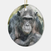 CHIMPANZEES KERAMIKORNAMENT (Links)