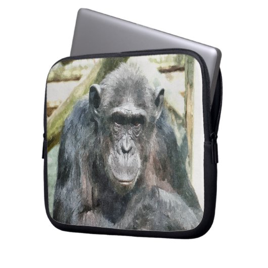 CHIMPANZEES LAPTOPSCHUTZHÜLLE (Vorderseite Links)
