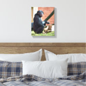 CHIMPANZEES LEINWANDDRUCK (Insitu (Schlafzimmer))