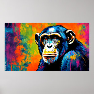 CHIMPANZEI 6 POSTER