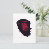 CHIMPANZEN SIND PHANTASTISCH POSTKARTE (Stehend Vorderseite)