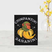 Chimpanzini Bananini Funny Meme (auf der Rückseite Karte (Gelbe Blume)