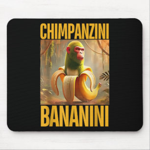 Chimpanzini Bananini Italienisch Brainrot Meme Boy Mousepad