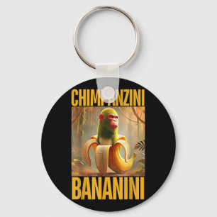 Chimpanzini Bananini Italienisch Brainrot Meme Boy Schlüsselanhänger