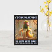 Chimpanzini Bananini - Italienisch Brainrot Meme Karte (Gelbe Blume)
