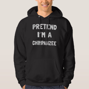 Chimpanzy Halloween Kostüm Funny Geschenk Männer F Hoodie