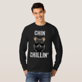 Chin Chillin Funny Chinchilla Owner Chinchilla Mom T-Shirt (Vorne ganz)