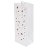 Chin Chin und eine Flasche Zin Funny Wine Cat Geschenktüte Für Weinflaschen (Rückseite Schrägansicht)