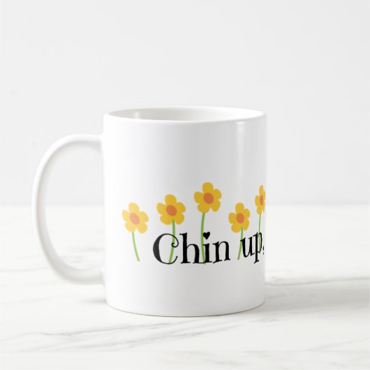 Chin Up Buttercup Kaffeetasse (Links)
