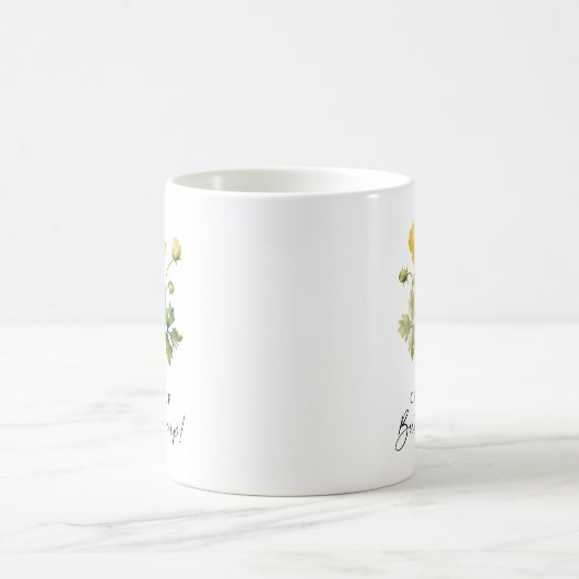 Chin Up Buttercup Kaffeetasse (Mittel)