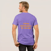 Chin-up Charlie Tri-Blend Shirt (Rückseite voll)