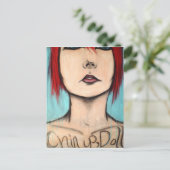 Chin Up, Doll Postkarte (Stehend Vorderseite)