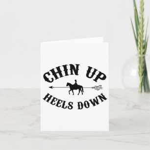 Chin Up Heelses Reitsport Reiten - Horseba Karte
