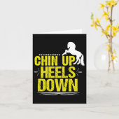 Chin Up Karte (Gelbe Blume)