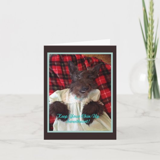 Chin Up Karte (Vorderseite)