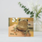 Chin up! postkarte (Stehend Vorderseite)