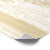 Chin. Zeichen BUDDHA - schwarz flach Poster (Ecke)