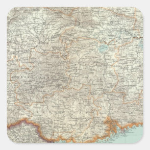 China 10 quadratischer aufkleber