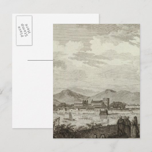 CHINA 4 POSTKARTE (Vorne/Hinten)