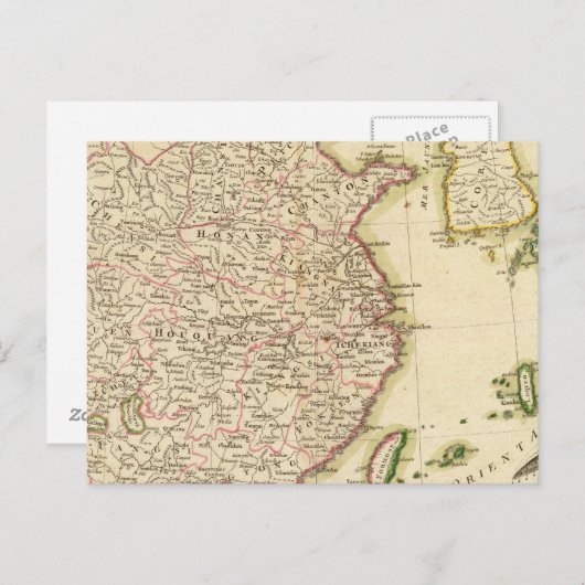 CHINA 5 POSTKARTE (Vorne/Hinten)