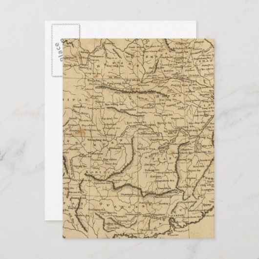 CHINA 7 POSTKARTE (Vorne/Hinten)