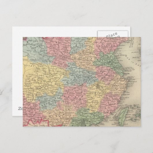 CHINA 8 POSTKARTE (Vorne/Hinten)