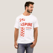 China ASPIRE HIGHER Christliche Schrift T-Shirt (Vorne ganz)