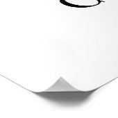 China Aster Poster (Ecke)