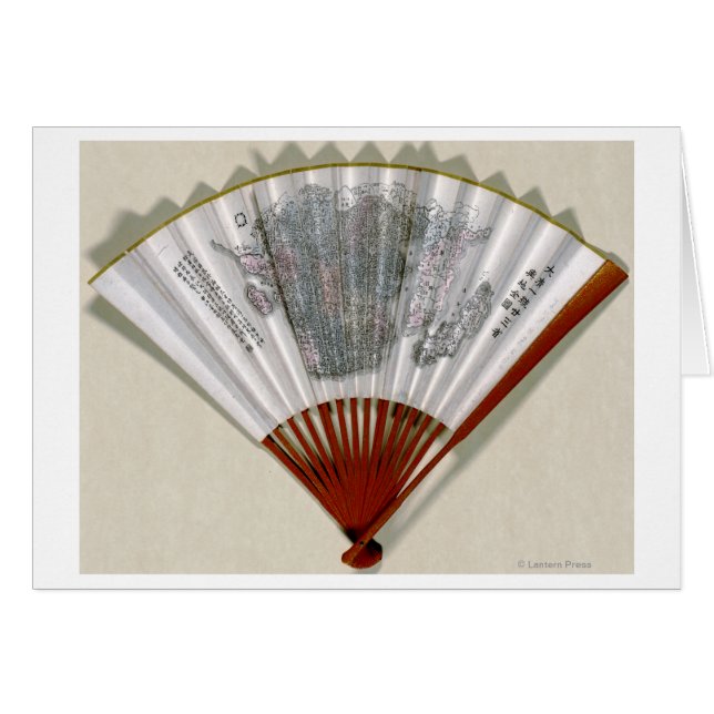 China auf der Seite einer FanPanoramabalkarte (Vorderseite (Horizontal))