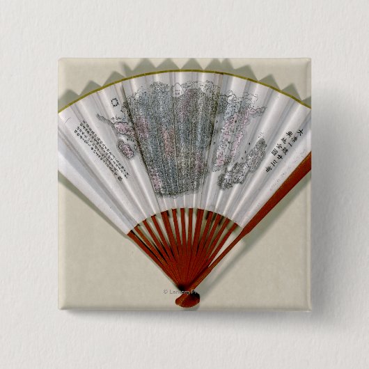 China auf der Seite einer FanPanoramabalkarte Button (Vorderseite)