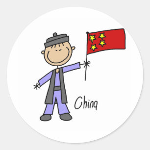China-Aufkleber Runder Aufkleber