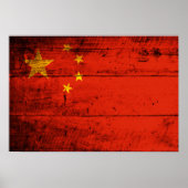 China aus Holz Poster (Vorne)