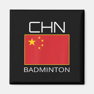 China Badminton Team Fan Geschenk Chinesisch Athle Magnet