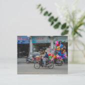 China Balloons im Fokus Postkarte (Stehend Vorderseite)