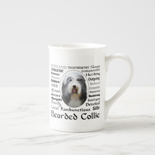 China Bartu Collie Bone Tasse (Rechts)