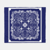 China Blue Fleecedecke (Vorderseite (Horizontal))