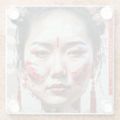 China Chic Glasuntersetzer (Rückseite)