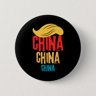 China China China Trump Rezession 2025 Button