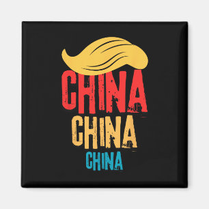 China China China Trump Rezession 2025  Magnet