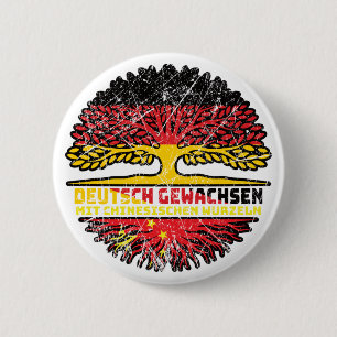 China Chinesisch Deutsch Deutschland Baum Wurzel Button