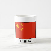China (chinesisch) Flagge Kaffeetasse (Mittel)