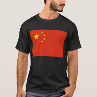 China; chinesische Flagge T-Shirt