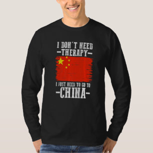 China Chinesische Flagge   T-Shirt