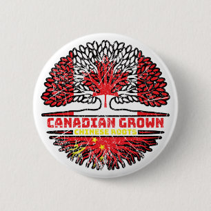 China Chinesisches kanadisches Treuhandflagge Button