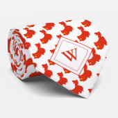 CHINA Christlich Scripting Monogramm Krawatte (Gerollt)