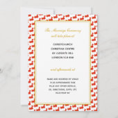 CHINA Christlich Scripture Custom Wedding 婚 礼 Einladung (Rückseite)