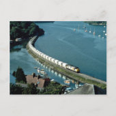 China Clay Train Fowey Studium am Golant Postkarte (Vorderseite)